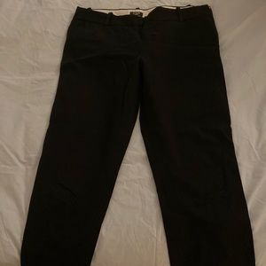 Black J. Crew cotton chinos